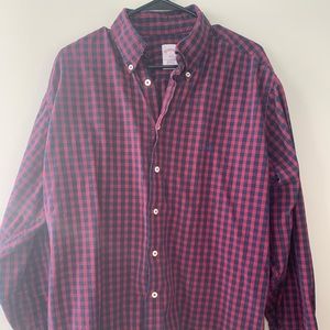 Brooks Brothers Checkered Shirt sz L